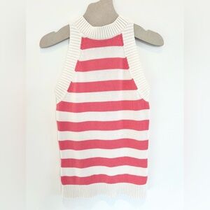 Trina Turk Mariquita Sleeveless Sweater in Positano Pink